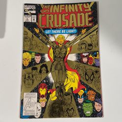 1993 Marvel Comics "THE INFINITY CRUSADE #1 Gold Foil Cover Comic Book