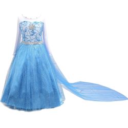 Dressy Daisy Toddler Little Girls' Ice Princess Dress Costume Birthday Halloween Christmas Fancy Party Dresses