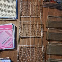 Huge lot of scrapbook paper , racks and books . Cash Pick up only in Gilbert $60