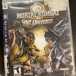 Mortal Kombat Vs Dc Universe PS3 