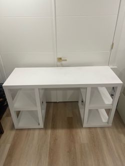 White desk