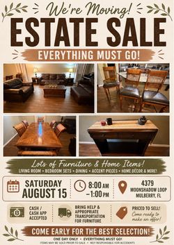 Estate sell