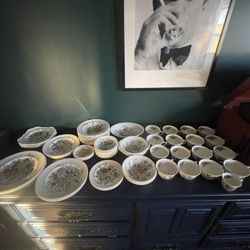 vintage Johnson Bros. England Windsor Ware "Garden Bouquet" China Set