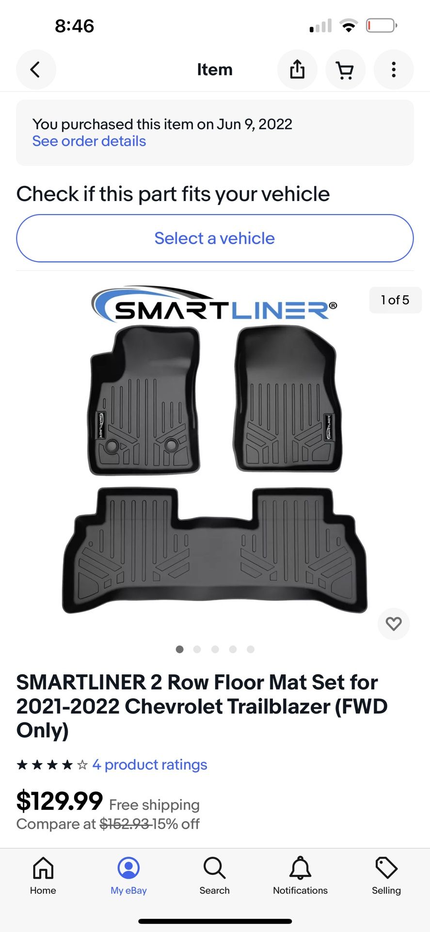 Floor Mats For 2022 Trailblazer Rs