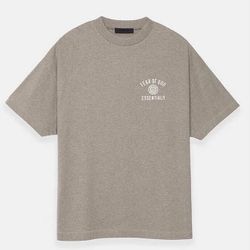 Essentials Heather Grey University Crew Neck T-Shirt