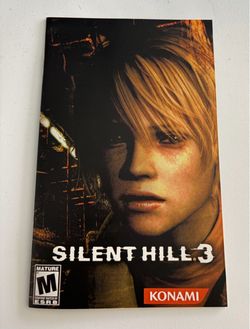Silent Hill 3 Game Manual Repro