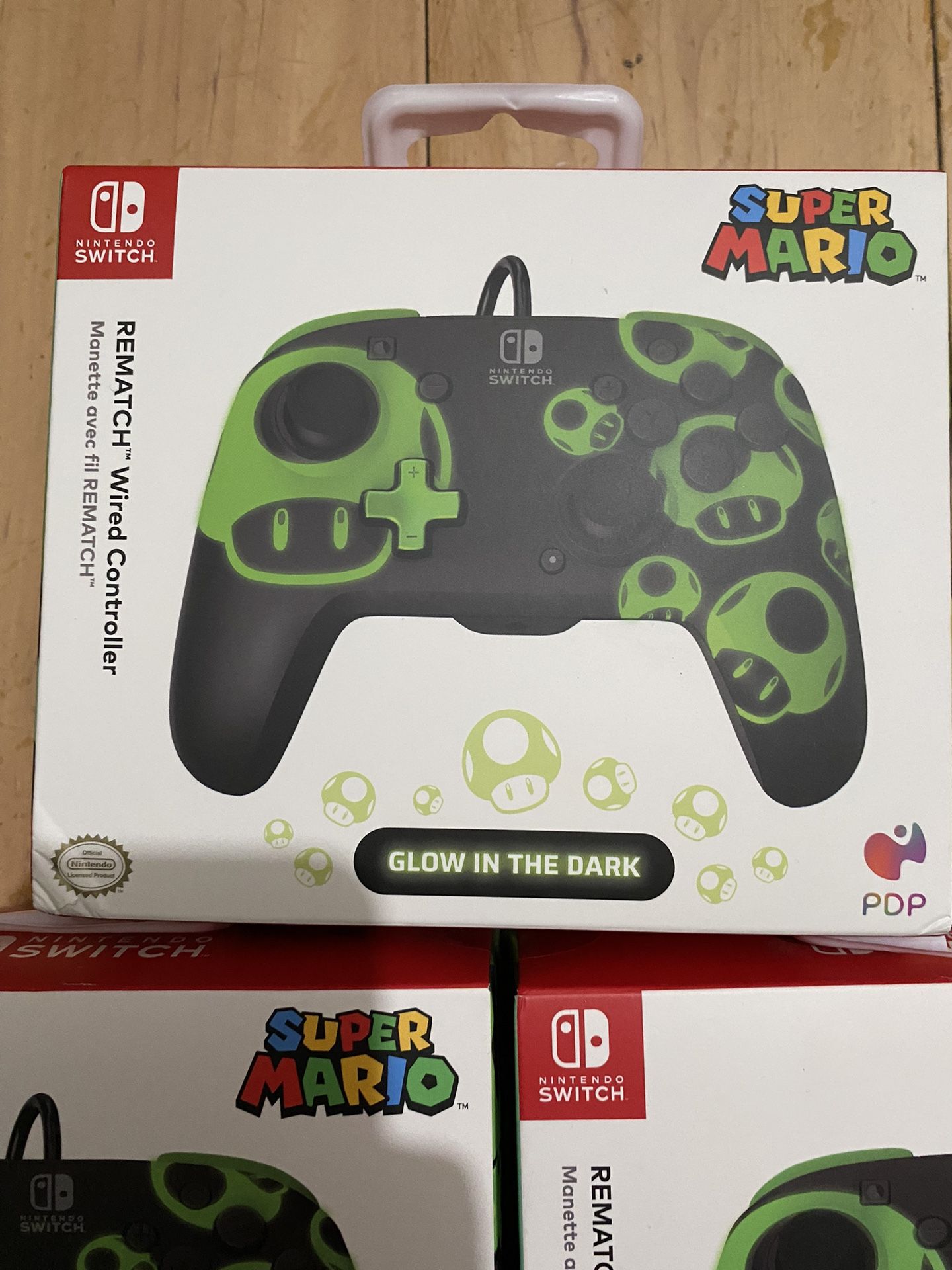 Nintendo Switch 1-UP Glow in the Dark REMATCH Controller