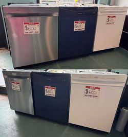 WIDE SELECTION OF STAINLESS, BLACK, WHITE DISHWASHER 24”