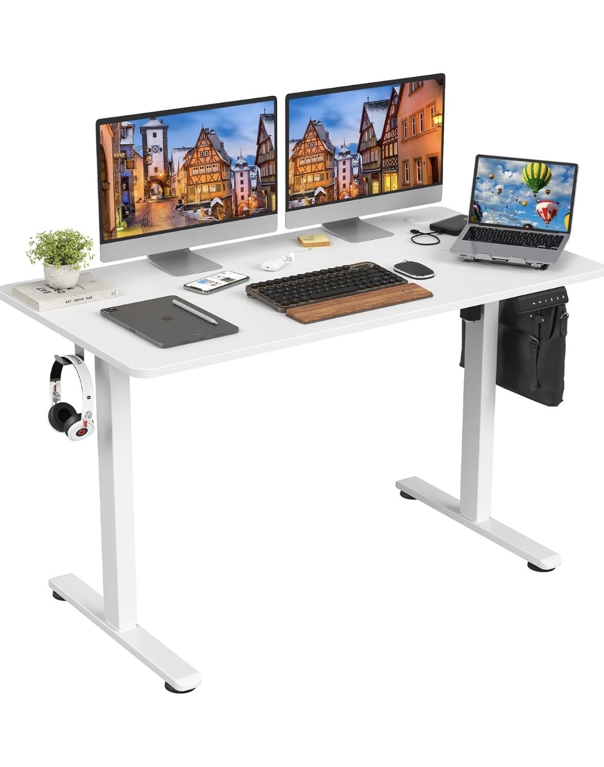 Sit To stand desk (White)