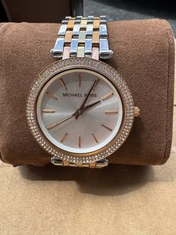Michael Kors Women's Darci Pavé Stainless Steel Bracelet Watch