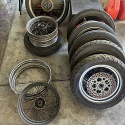 Flathead Knucklehead Panhead Shovelhead Rims Tires