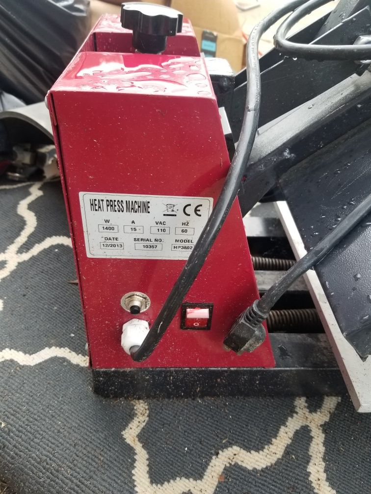 Heat press machine