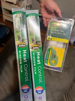 Gila Platinum Heat Control Window Film rolls & Kit