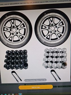 20 PIECES Universal Fit, Plastic Hub Caps.