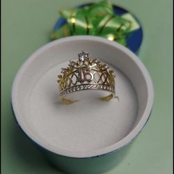 Anillo de Oro14k para 15años