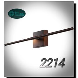 JONATHAN Y 28in Oil Rubbed Bronze Modern Dimmable Integrated LED Wall Sconce Metal Vanity Light