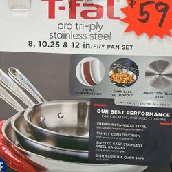 T-Fal Fry Pan Set $59