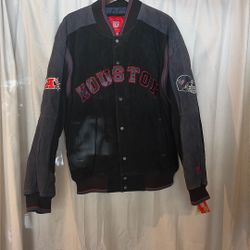 Never Worn, Tags On, Houston Texans Suede Jacket XL