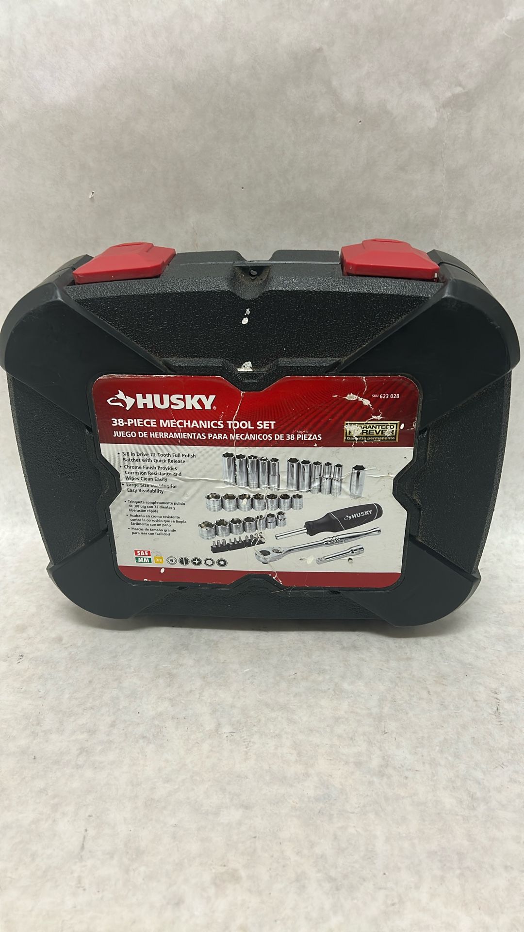 Husky 38 piece mechanics tool set