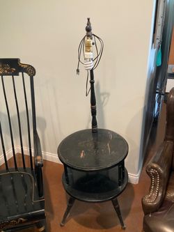 Lamp/table combo