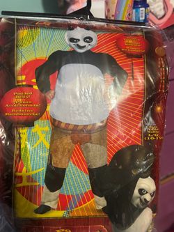 Kung Fu Panda Po Halloween Costume Size L 10-12