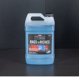 P&S Professional Detail Products - Rags to Riches - Premium Microfiber Detergent, Deep Cleans and Restores, Safe on All Fabrics, Highly Concentrated, 