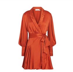 Zimmerman Silk Wrap Dress (mini)