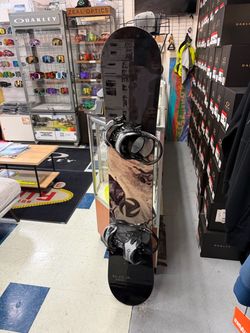 System doa 160 snowboard with bindings certified with warranty located at sin city snowboards