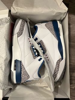 Air Jordan 3 White Blue Cement Size 10.5