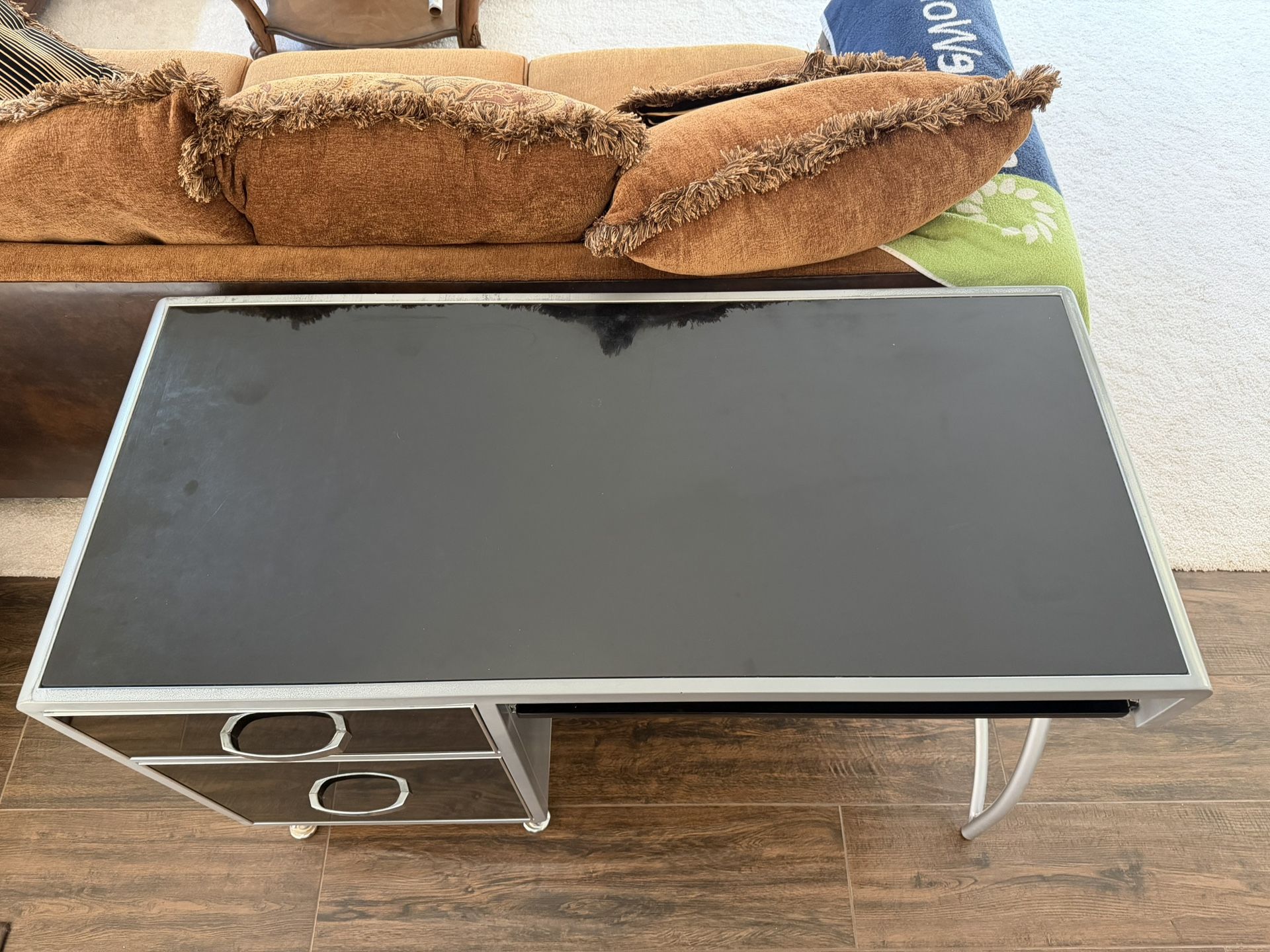 Modern Desk with Drawer & Keyboard Tray