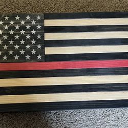 Wooden Flag Locking Concealment Hidden Storage 