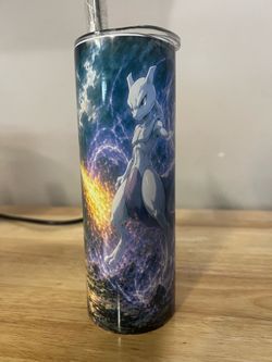 Charizard VS Mewtwo Custom tumbler