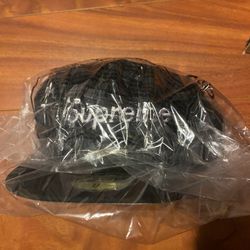 Supreme x Yankees New Era Box Logo Hats Black
