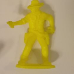 Yellow Cowboy Figure Toy