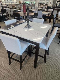 New counter height set
