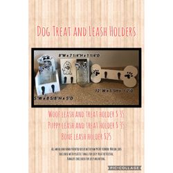 Pet Leash and Treat Holder