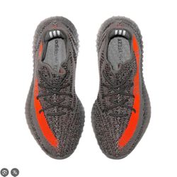 Adidas Yeezy 350 V2 “Beluga Reflective” gray orange men’s 7 