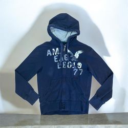 American Eagle AE Heavyweight Vintage Fit Zip Sweatshirt Hoodie 