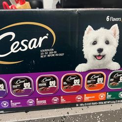 Cesar Classic Loaf in Sauce Variety Pack Grain-Free Small Breed Adult Wet Dog Food Trays, 3.5-oz, case of 36