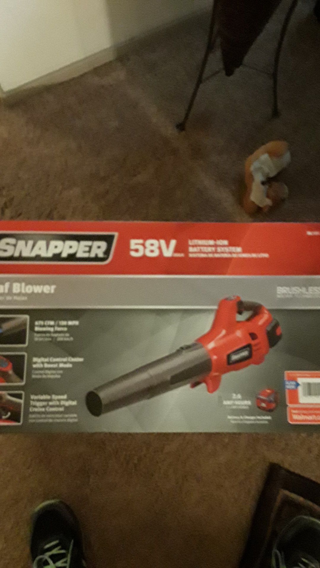 Snsppet 58V max Leaf Blower