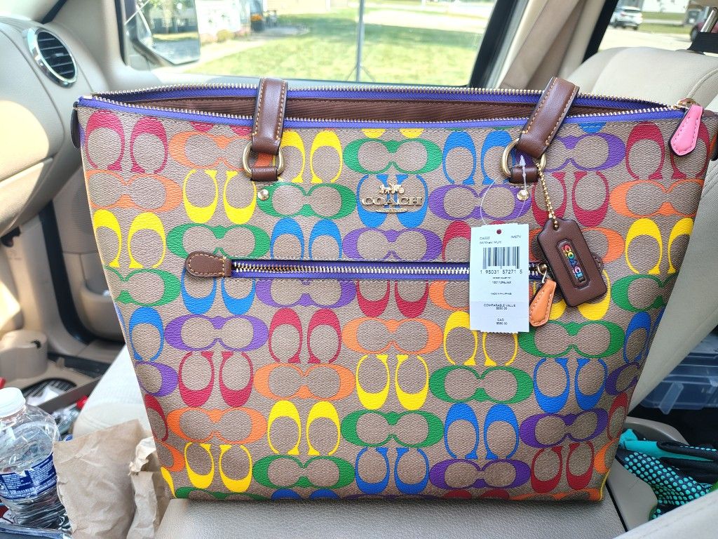 Coach Tote Bag & Slides