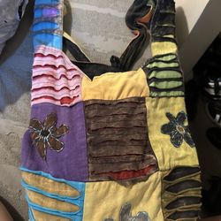 flower tote bag