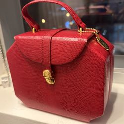 Red Wolf Designs Genuine Leather Jewelry Box 