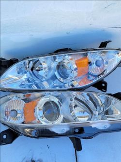 04-09 Mazda 3 Projector Headlights Luces Calaveras Micas Faros Faroles Headlamps Focos