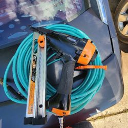 100 Foot Air Hose And Finish Nailer