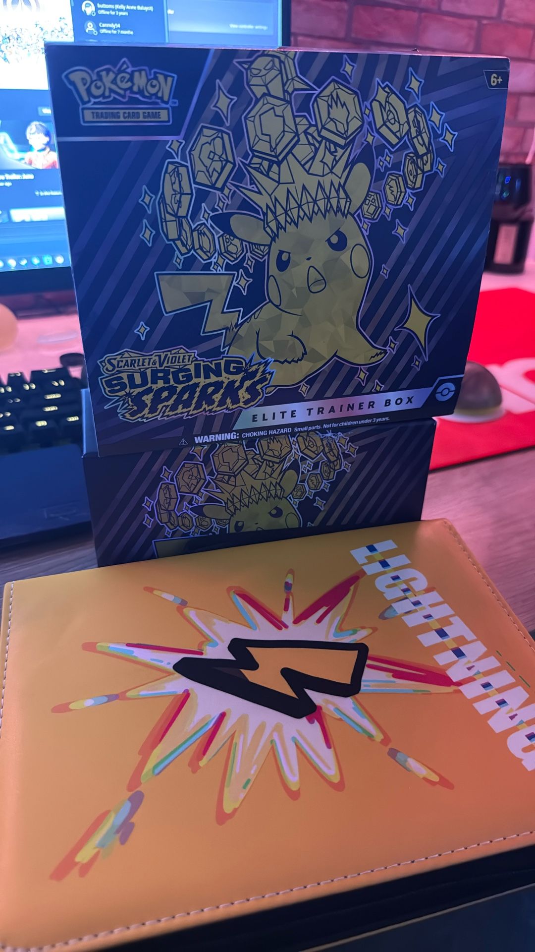 Pokemon Surging Spark Boxes With The Accessories And Bulk
