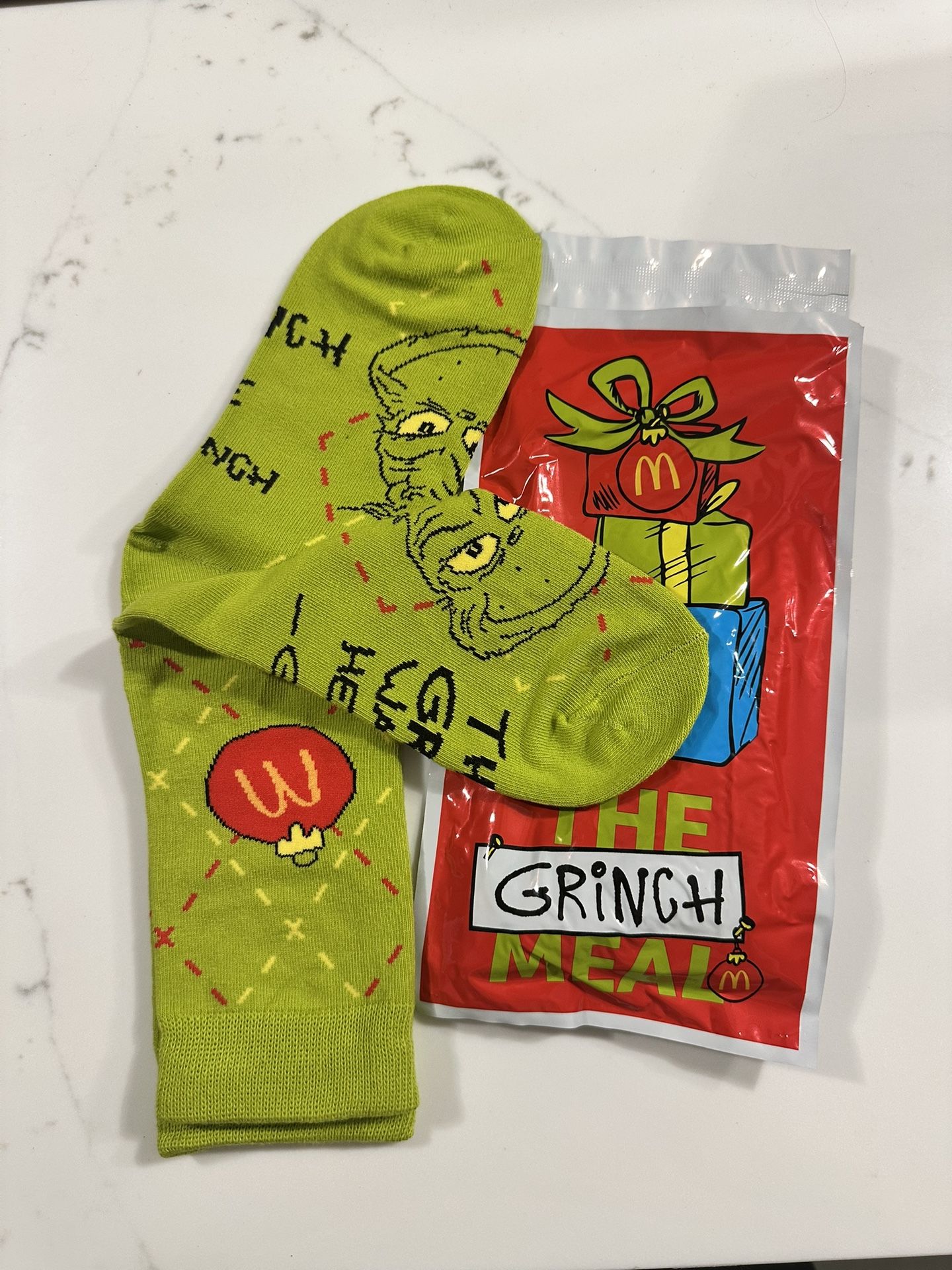 McDonald’s Grinch Socks