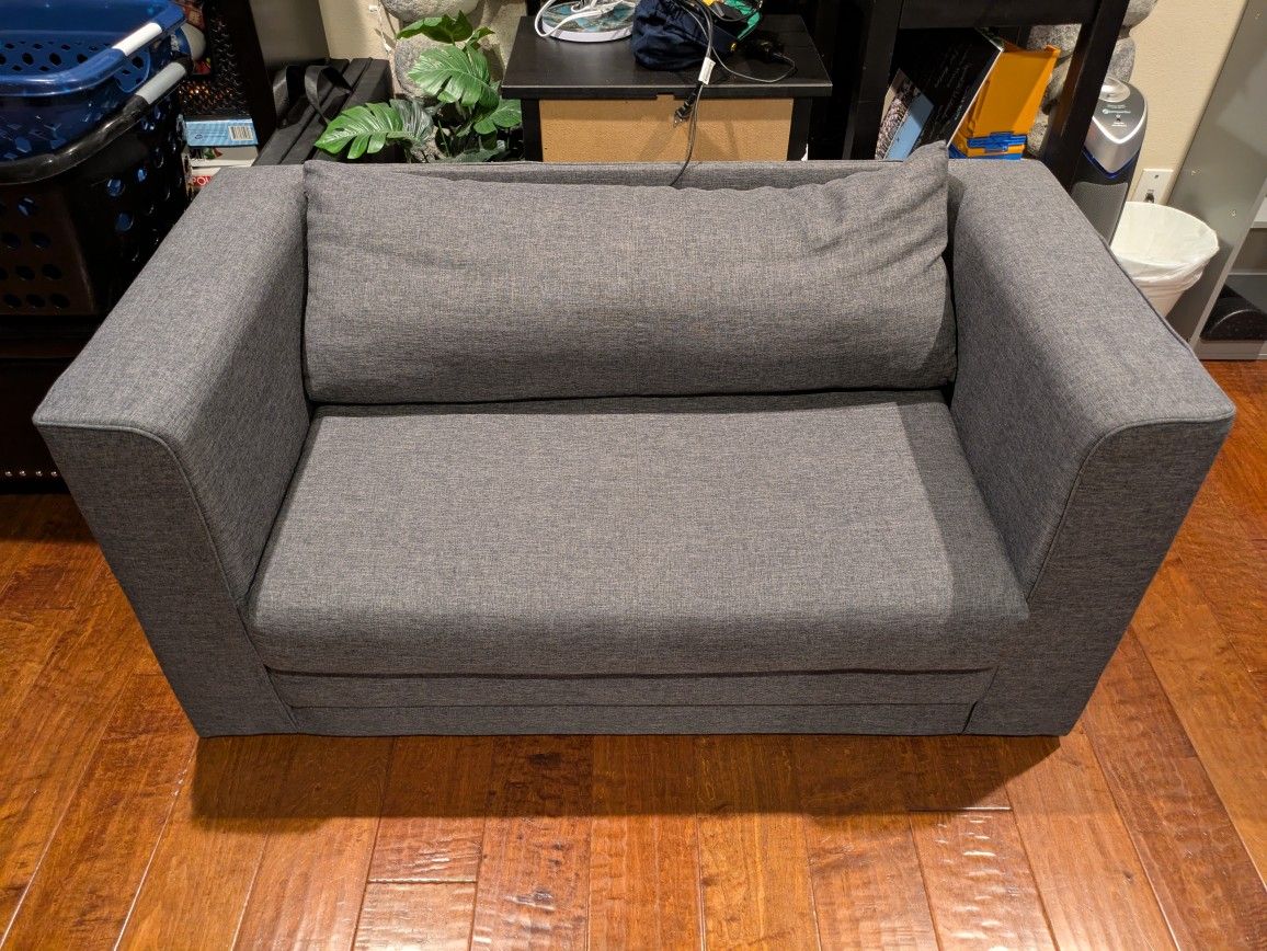 Small Gray Fold Out Couch
