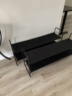 Two Shoe Racks $15 