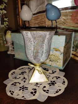 Candle holder, hand crafted